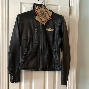 Vintage Harley Davidson 100th Anniversary Leather Jacket